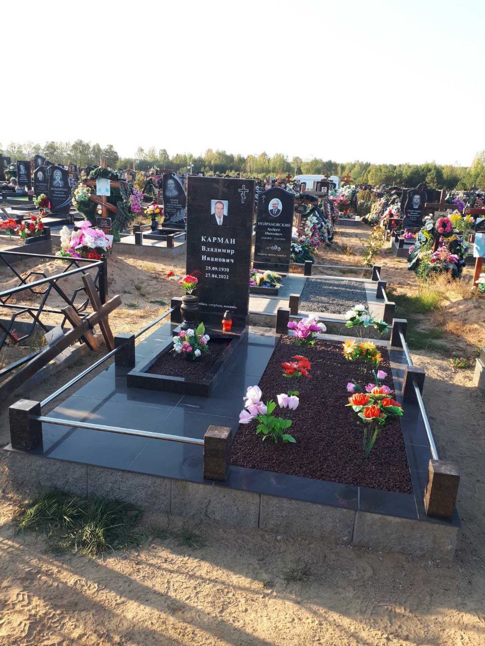 благоустройство могил цены